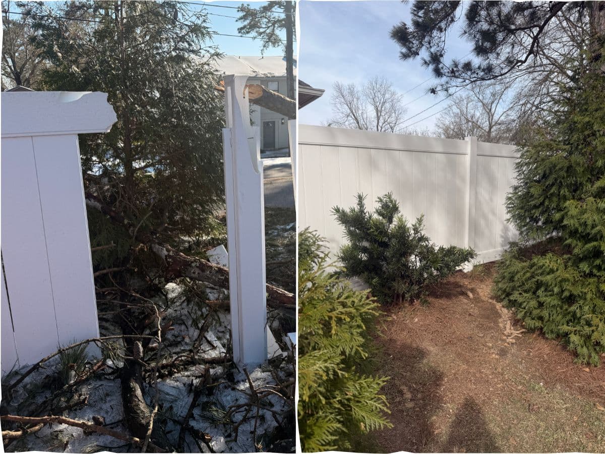 Before Deck and fence installation contractor in Monroe Louisiana